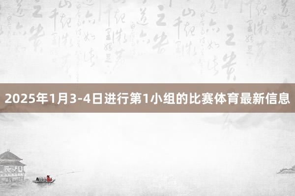 2025年1月3-4日进行第1小组的比赛体育最新信息