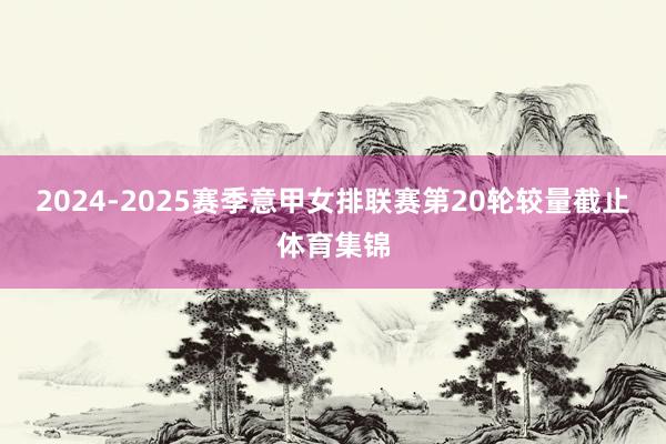 2024-2025赛季意甲女排联赛第20轮较量截止体育集锦