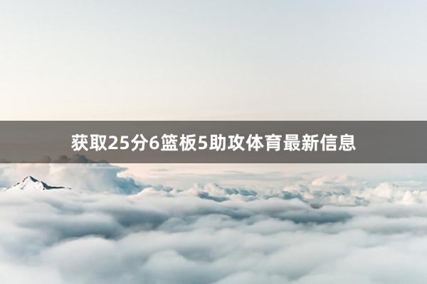 获取25分6篮板5助攻体育最新信息