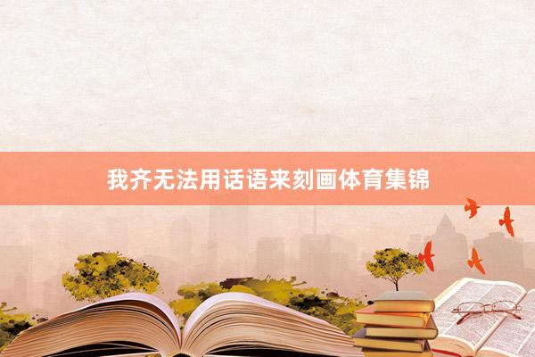 我齐无法用话语来刻画体育集锦