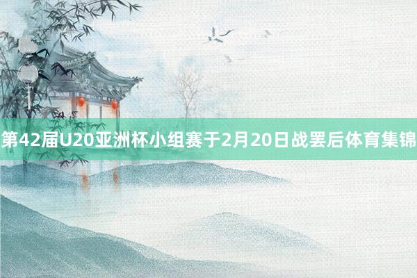 第42届U20亚洲杯小组赛于2月20日战罢后体育集锦