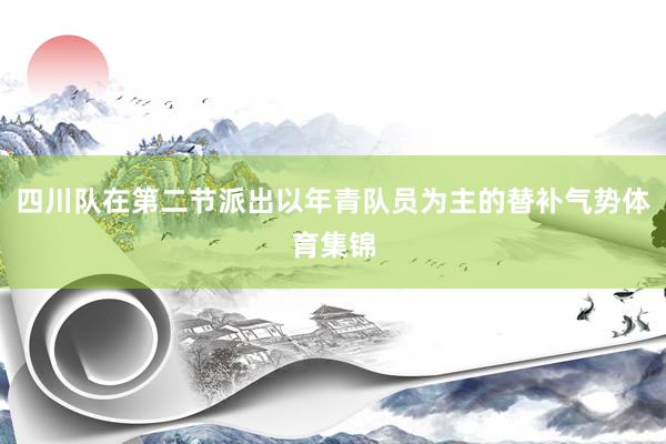 四川队在第二节派出以年青队员为主的替补气势体育集锦