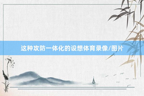 这种攻防一体化的设想体育录像/图片