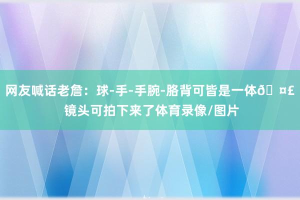 网友喊话老詹：球-手-手腕-胳背可皆是一体🤣 镜头可拍下来了体育录像/图片