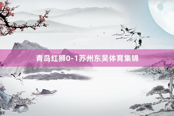 青岛红狮0-1苏州东吴体育集锦