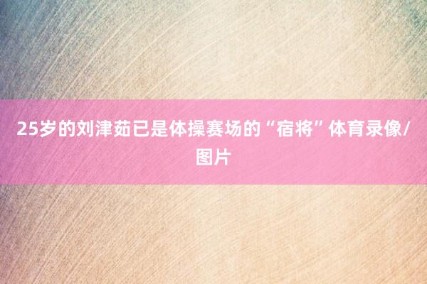25岁的刘津茹已是体操赛场的“宿将”体育录像/图片