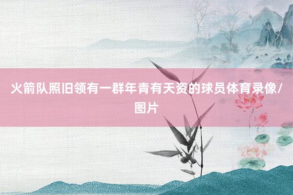 火箭队照旧领有一群年青有天资的球员体育录像/图片