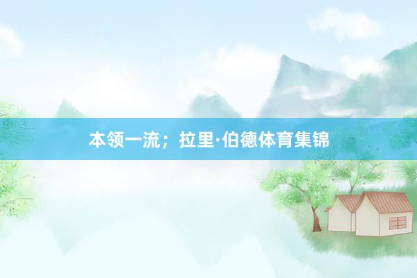 本领一流；拉里·伯德体育集锦