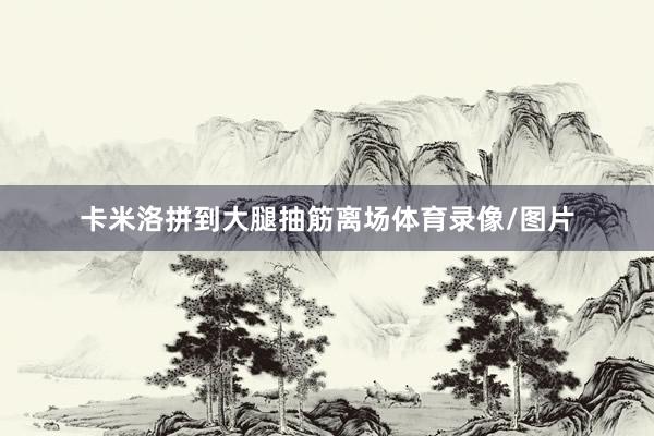 卡米洛拼到大腿抽筋离场体育录像/图片