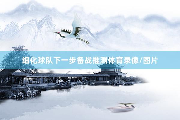 细化球队下一步备战推测体育录像/图片