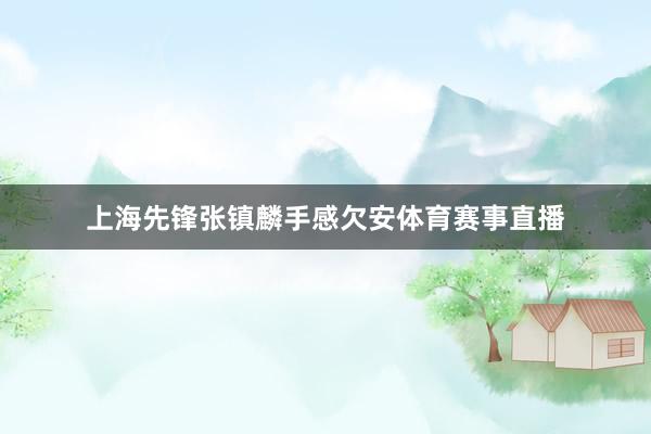 上海先锋张镇麟手感欠安体育赛事直播
