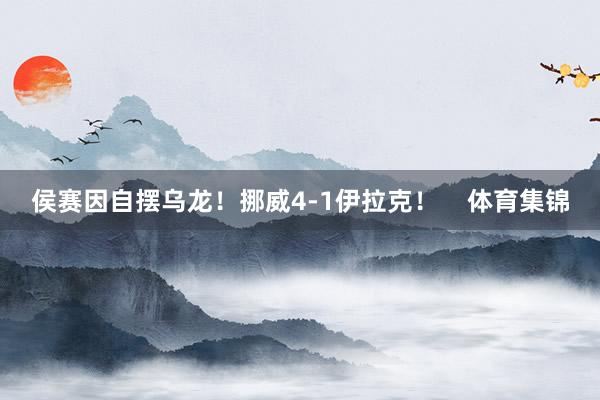 侯赛因自摆乌龙！挪威4-1伊拉克！    体育集锦