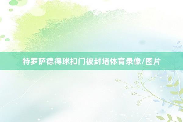 特罗萨德得球扣门被封堵体育录像/图片